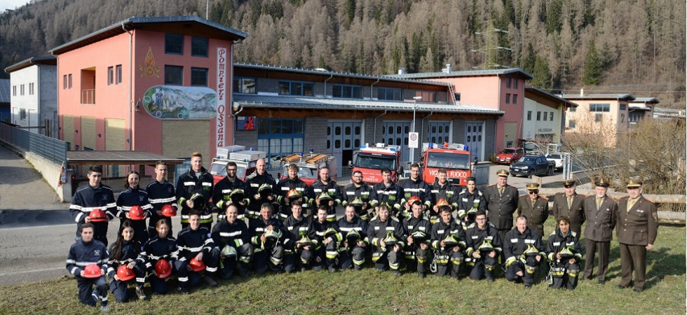 Il corpo dei vigili del fuoco compie 100 anni, una giornata di festa a Ossana